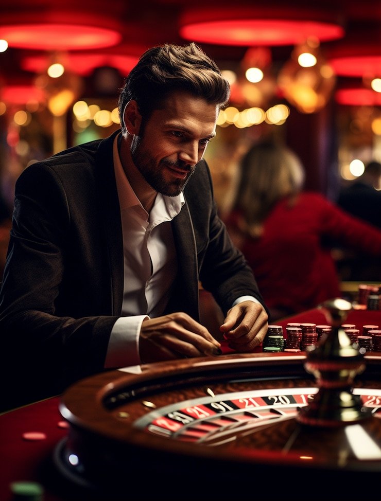 Suasana meja Live Casino spinhoki88 dengan dealer langsung yang profesional dan streaming video berkualitas tinggi